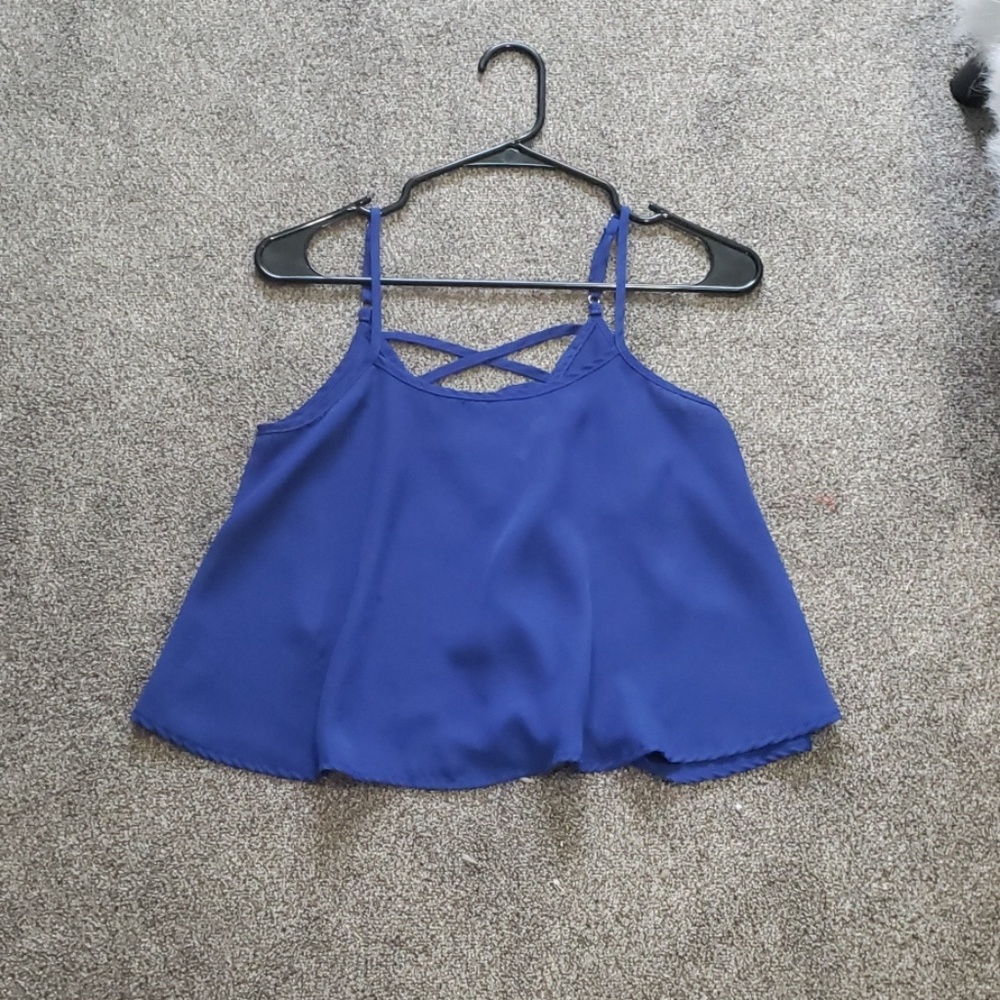 Blue tank top